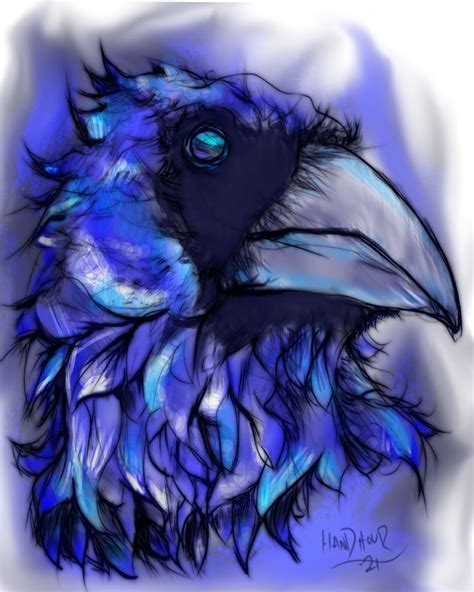 Sapphire Raven Patreon Reward By Handhour On Deviantart