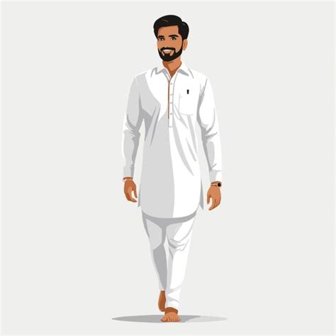 Premium Vector Indian Man Vector On White Background