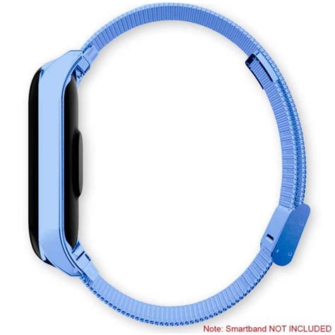 Pulseira OcioDual Light Blue Metal Para Xiaomi Mi Smart Band 5 6