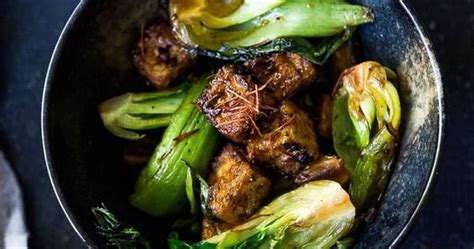 Black Pepper Tofu With Bok Choy Food Favorie