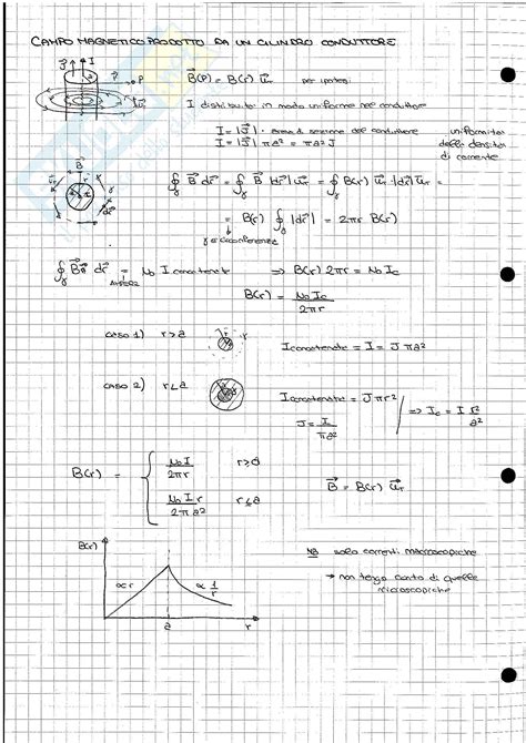 Magnetostatica Ed Elettromagnetismo Appunti Di Fisica