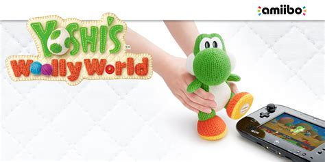 Mega Yarn Yoshi Amiibo Yoshi S Woolly World Collection Nintendo