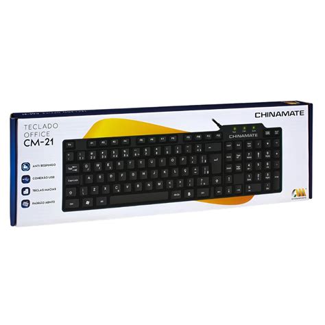 Teclado Usb Chinamate CM 21 Preto