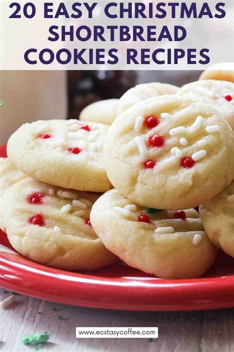 20 Easy Christmas Shortbread Cookies Recipes