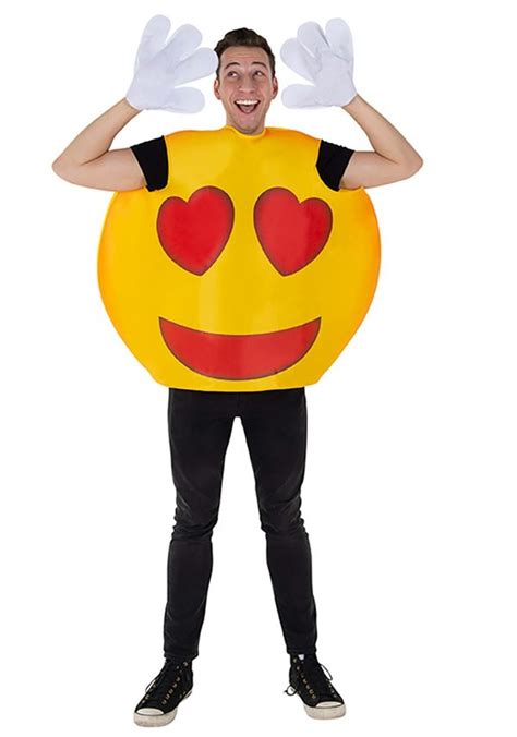 Adult Emoji Heart Smiley Costume - Halloween Costume Ideas