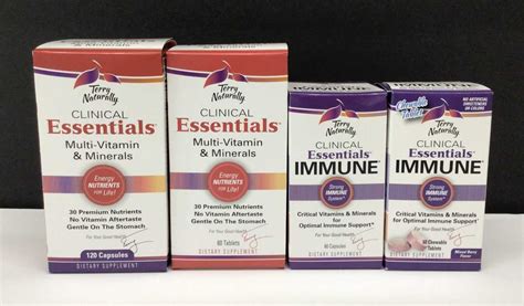 Terry Naturally Essentials Multi Vitamin And Minerals And Immune Essentials Yelm Food Coop