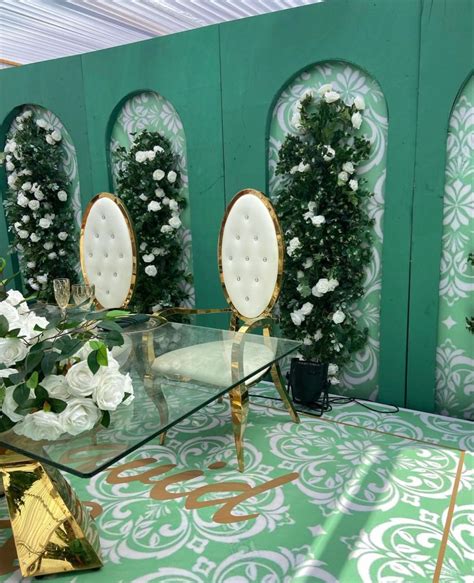 Greenery wedding backdrop | Wedding backdrop decorations, Green decor ...