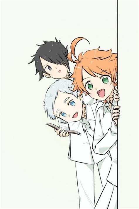 Cute All Character The Promised Neverland Fondo De Anime Fondo De