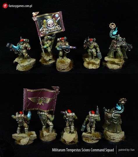 Militarum Tempestus Scions Command Squad Impériale