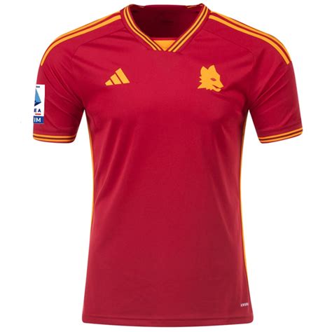 adidas Roma Home Jersey w/ Serie A Patch 23/24 (Team Victory Red ...