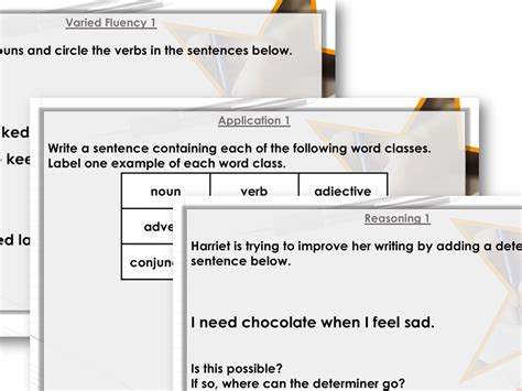 Year 6 GPS Identifying Word Classes Lesson Autumn Block 3 By