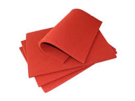 Silicone Red Rubber Sheet Mm Mm Mm Mm For Industrial At