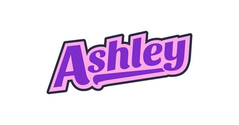 Ashley Name Clipart Graphic Design Free Transparent Clipart Images