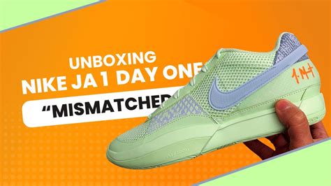 Nike Ja 1 Day One Mismatched Ja Morant Sneaker Unboxing YouTube