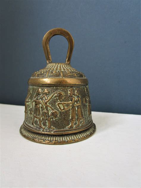 Peerage Brass Sanctuary Bell Heavy Solid Brass Bell Vintage Etsy Uk Brass Bells Vintage