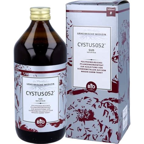 Dr Pandalis Cystus 052 Sud naturtrüb Saft 500 ml Lösung