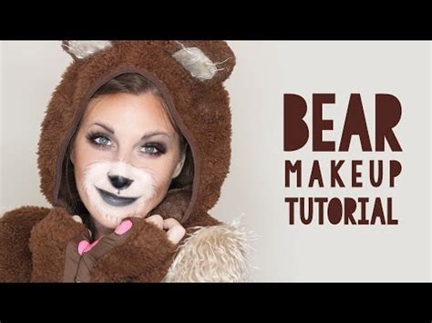 Cute Bear Makeup Tutorial for Halloween | Wonder Forest - YouTube