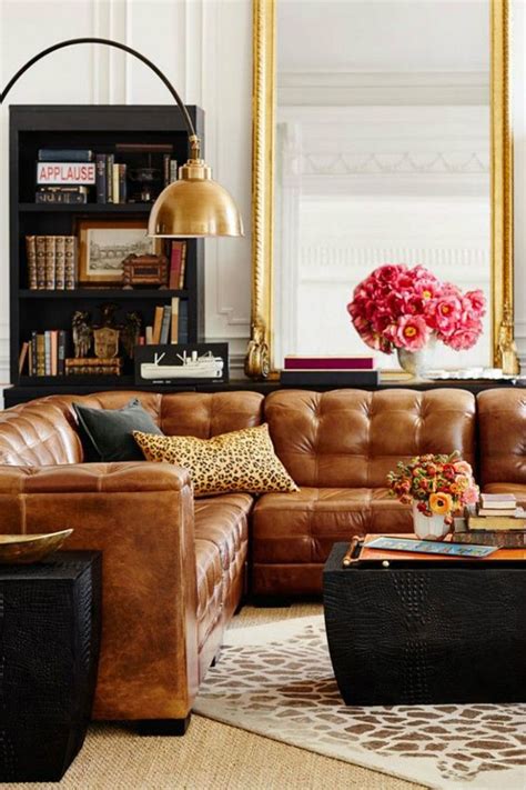 20+ Camel Leather Couch Living Room – The Urban Decor