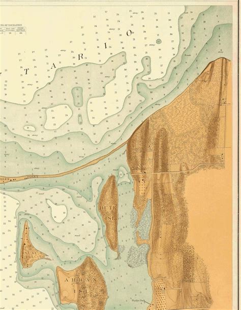 Great Sodus Bay New York 1902 Nautical Map Lake Ontario Etsy