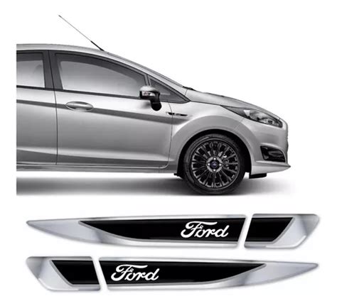 Adesivo Aplique Lateral Ford Fiesta Emblema Resinado Rs12 Cor PADRÃO