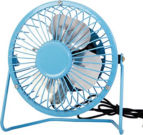 Sokelinn Six Inch Small Usb Desk Fan Metal Mini Quiet Personal