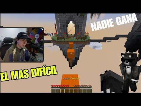 SPREEN EL PARKOUR MAS DIFICIL DE MINECRAFT CON STREMER YouTube