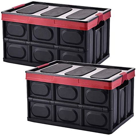 Plastic Crates With Lids. uBoxes 27 x 17 x 12 Inch Heavy Duty Plastic ...