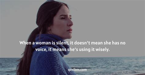 100+ Woman Silence Quotes That Speak Volumes - QsVibes