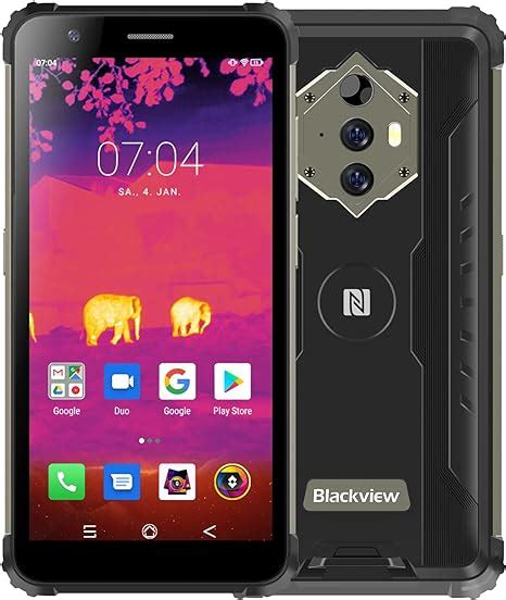 Blackview Teléfono celular resistente desbloqueado BV6600Pro con