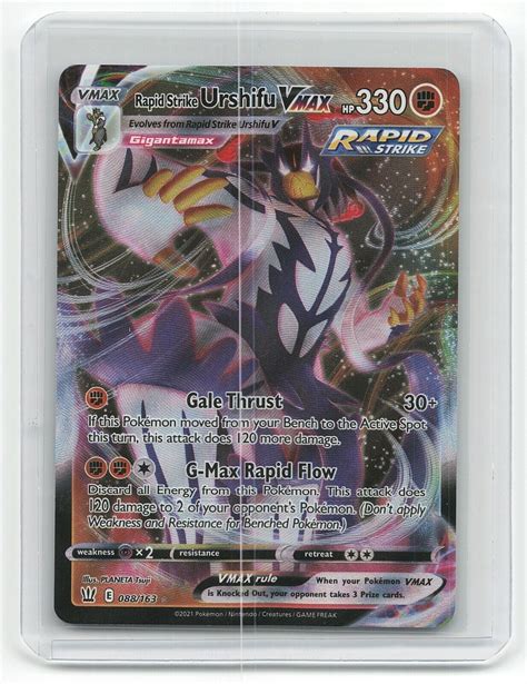 Rapid Strike Urshifu Vmax 088 Battle Styles Pokemon Tcg Ultra Rare Card Nm Mint Values Mavin