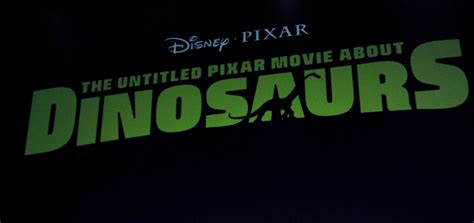 LOL: See The Temp Logo For 'The Untitled Pixar Movie About Dinosaurs'