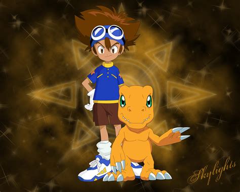 Taichi And Agumon By Skylights01 On Deviantart