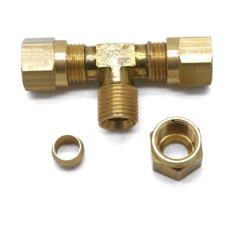 British Made 6mm Equal Tee Brass Compression Fittings Huddersfield Gas