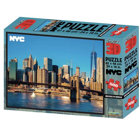 Nyc Brooklyn Bridge D Puzzle Pieces Daron Worldwide Trading