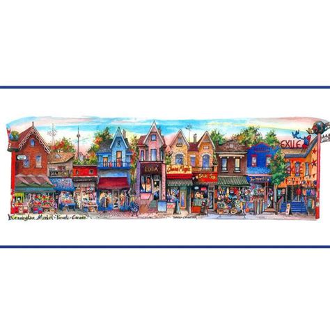 Kensington Avenue Toronto Postcard | Totally Toronto Art - Totally ...