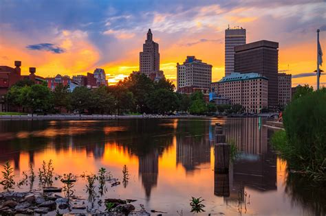 Sunset in the city single long exposure. : r/providence