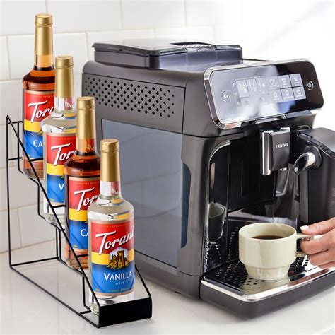 Kimilus Coffee Syrup Rack For Coffee Bar Accessories Fits With Torani