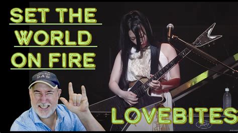 Lovebites Set The World On Fire Live Margarita Kid Reacts Youtube