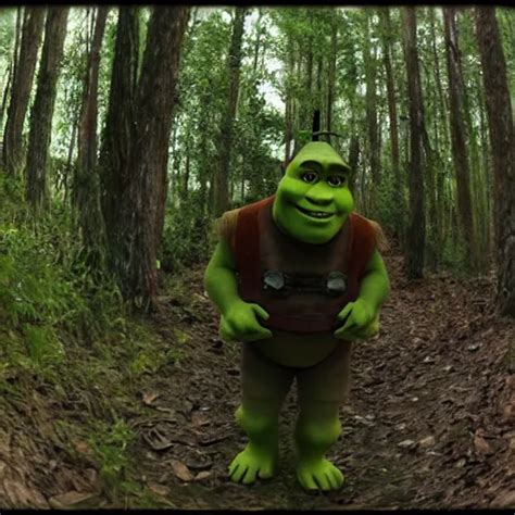 Shrek Caught On Trail Cam Trail Camera Footage Wide Stable