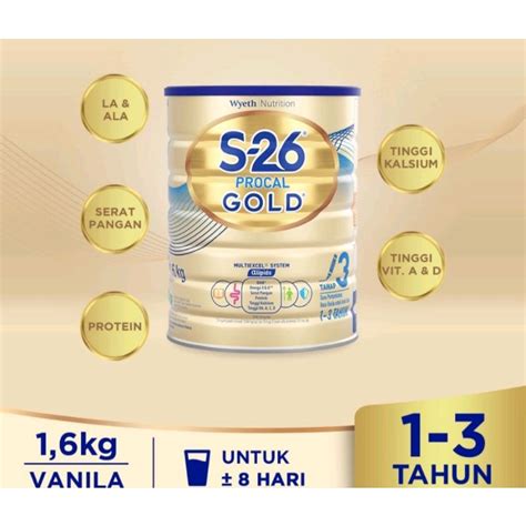 Jual S 26 Procal GOLD Tahap 3 1 6 Kg S26 Procal Gold 1600 Gr FREE