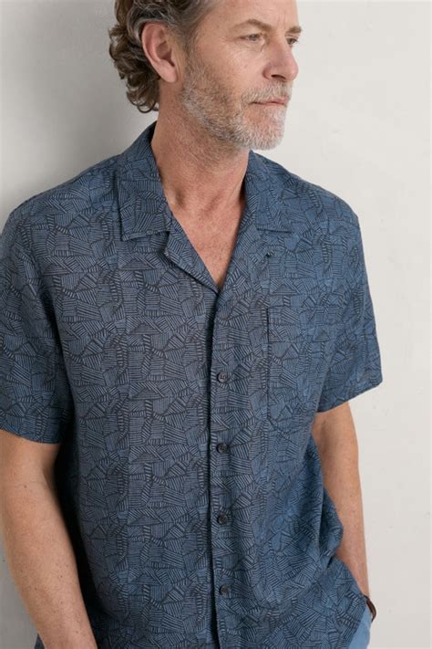 Mens Lofty Short Sleeve Shirt Seasalt Cornwall