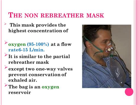 Non Rebreather Mask What Is It When Is It Used And More Off