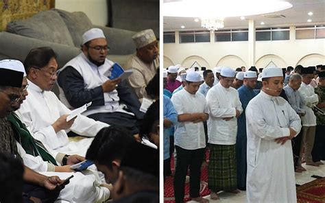 Penyokong Anwar Azmin Anjur Salat Hajat Berasingan Berikutan