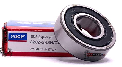 Skf 6202 2rsh Deep Groove Ball Bearing Rubber Sealed 15x35x11mm 6202ddu