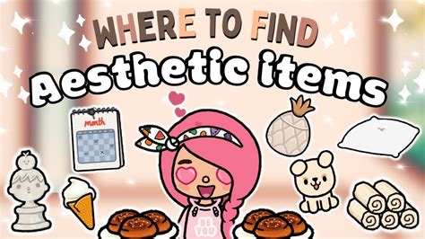 Where To Find Aesthetic Items Toca Life World Toca Boca Youtube