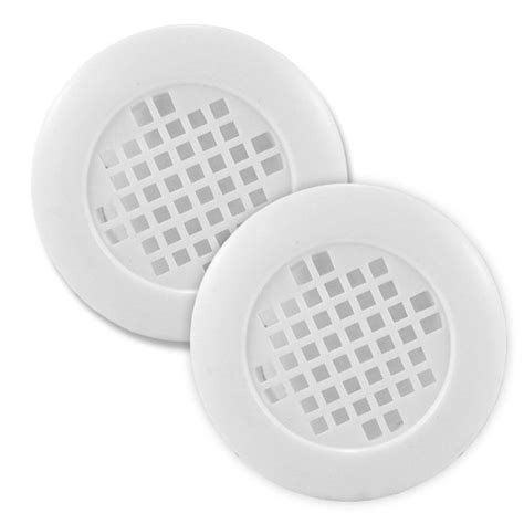 Haron 40cv Round White Cupboard Vent 2 Pack Vent Facing 40mm Round Haron