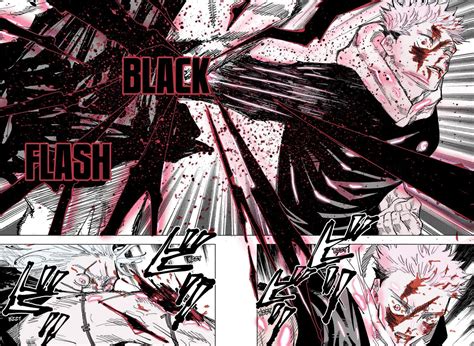 Black Flash! I colored one of my favourite panels! (Chapter 127) I originally colored the whole ...