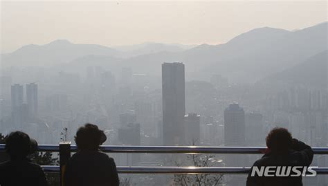 부산시 초미세먼지 30 줄인다 총량관리제 등 본격 시행 공감언론 뉴시스통신사