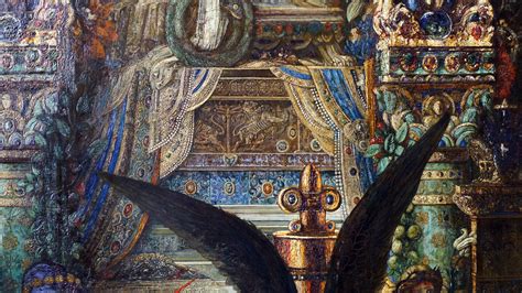 Gustave Moreau Jupiter And Semele Detail With Motif From Flickr