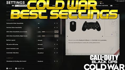 Black Ops Cold War Best Settings In Cold War Beta Get More Kills